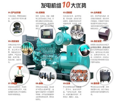 山东潍坊养殖发电机沼气发电机_鲁柴动力燃气发电机组厂家全国联保送货上门